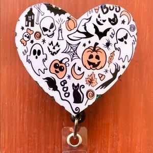 Halloween heart Badge Reel